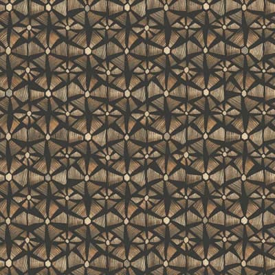 Ardmore-Jabula Kalahari 33' L x 20.5" W Wallpaper Roll — Spice,Black