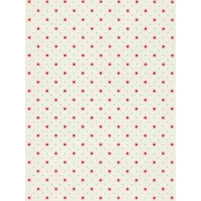 Trixie Wallcovering — Red & Black on White