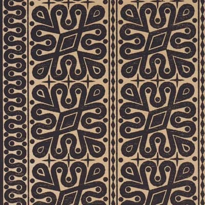 Schumacher x Celerie Kemble Borneo Grasscloth Wallpaper — Black