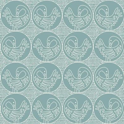 Forbes and Masters Sankofa 10' L x 24" W Wallpaper Tile — Clay Linen