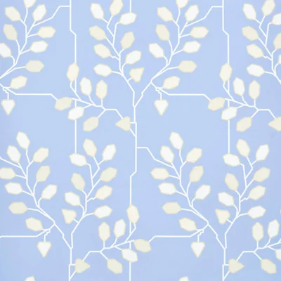 Schumacher x Neisha Crosland Tumble Weed Wallpaper — Bluebell
