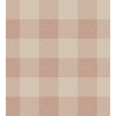Lykke Gingham Matte Wallpaper Roll — Terracotta
