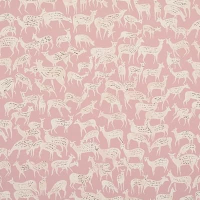 Fauna Wallpaper — Dusty Pink