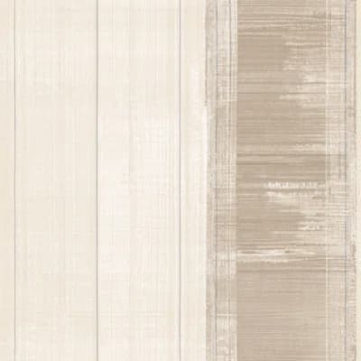 Atmosphere Sublime Vertical Stripe 33' L x 21" W Wallpaper Roll — Taupe