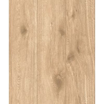 Woods and Wicker Collection Knotted Forest Wood Effect Wallpaper Roll — Beige
