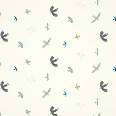 Skies Above Wallpaper — Beige,Gray,White
