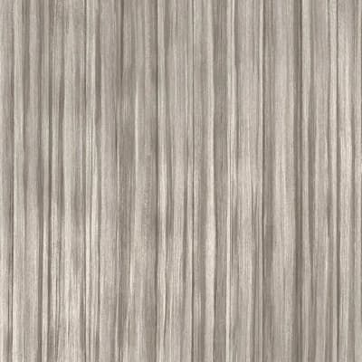 Linear Luxe Pewter Wallpaper — Cream