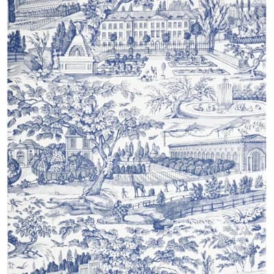 Zarafa 30' L x 29" W Wallpaper Roll — Blue
