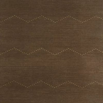 Rivet Striped Grass Cloth Non-Pasted Matte Wallpaper Roll — Gray