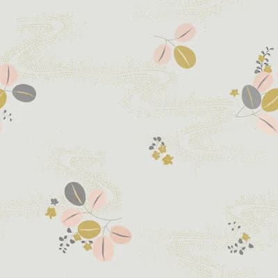 Dreams of Spring 33' L x 20.5" W  Wallpaper Roll — Gray