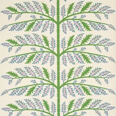 Schumacher x Neisha Crosland Thistle Wallpaper — Ivory