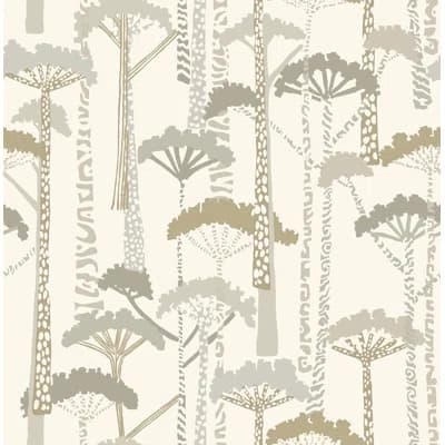 Unify Indigo Forest Wallpaper — Gold