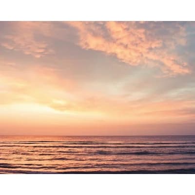 Atmosphere Sunset Beach 6-Panel Wall Mural 8.2' High x 10.4' Wide — Sunset