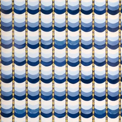 Schumacher x Celerie Kemble Sintra Wallpaper — Blue
