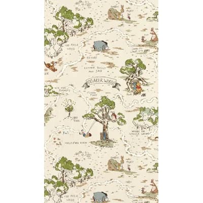 Hundred Acre Wood Wallpaper — Multicolor