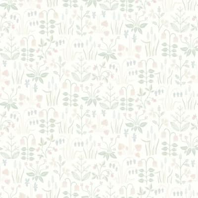 Boråstapeter Strawberry Field Wallpaper — Ivory