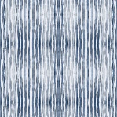 Abra In Between 10' L x 24" W Wallpaper Roll — White;Blue