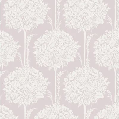 Floral Non-Pasted Wallpaper — Lavender