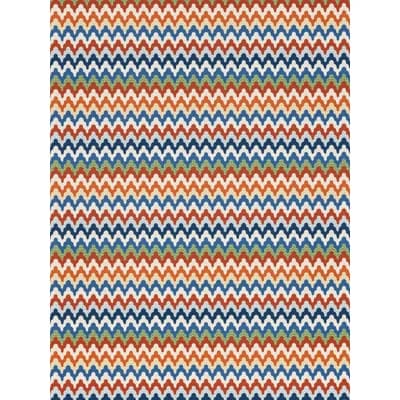 Rainbow Mountain Wallcovering — Cobalt Rouge