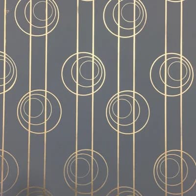 Maxine Geometric Non-Pasted Metallic Wallpaper Roll — Blue