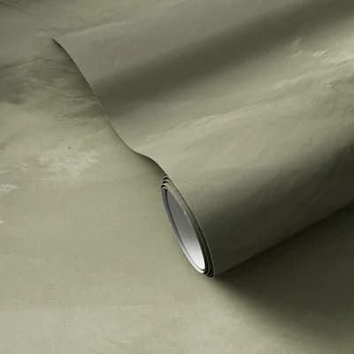 Limewash Terralon Wallpaper — Limewash Olive