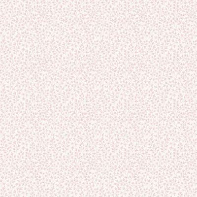 Cottage Chic Cottage Chic Small Leaf Trail EcoDeco Material 33' L x 21" W Wallpaper Roll — Pink