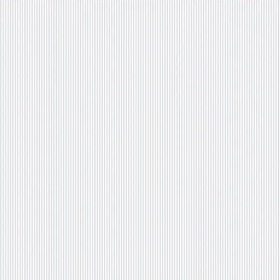 Just 4 Kids 2 Tiny Stripes Design 33' L x 21" W Wallpaper Roll — Light Gray,White