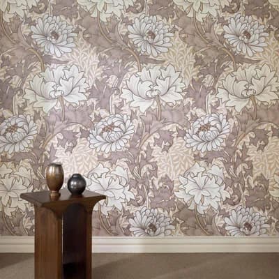 CHRYSANTHEMUM MAGNA Wallpaper - Astrantia 9'10" - full height wallpaper — Astrantia