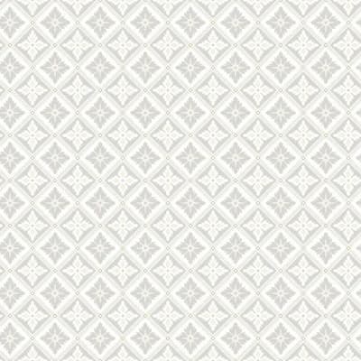 Boråstapeter Loka Wallpaper — Gray,White
