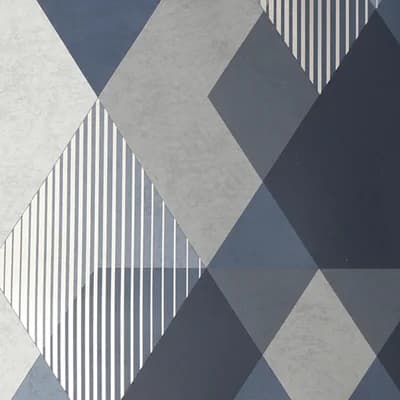Decadence Geometric Non-Pasted Metallic Wallpaper Roll