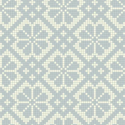 Villa Mosaic - Wallpaper — Pale Blue