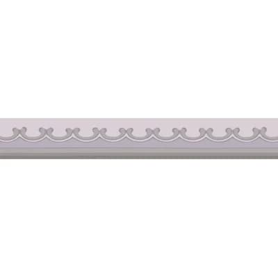 Broderie Non-Pasted Wallpaper Border — Lavender