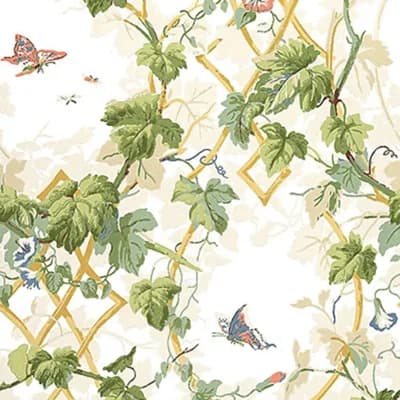 Leafy Arbor Wallpaper — Cream