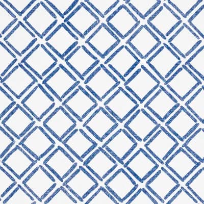 Dina Paperweave Wallpaper — Cobalt