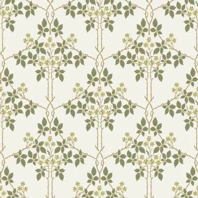 Blackberry Pink Vine Trellis Wallpaper — Pink