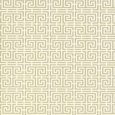 Chinois Fret Wallpaper — Pewter
