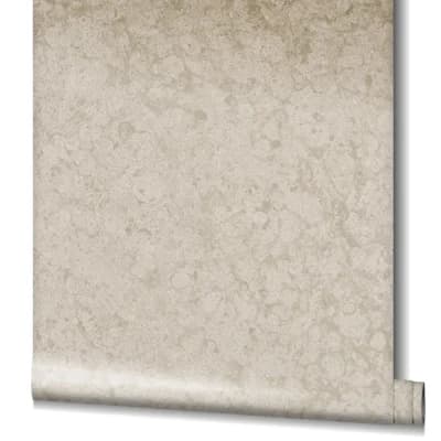 Earth Collection Textured Igneous Effect Wallpaper Roll — Beige