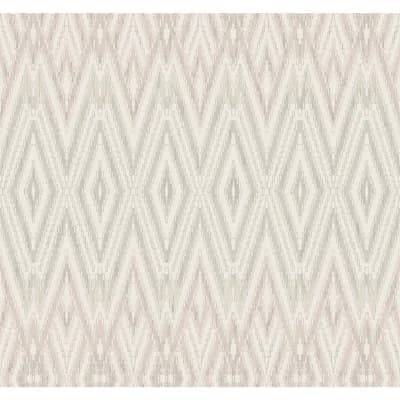 Diamond Marquise Non-Pasted Wallpaper Roll — Lavender
