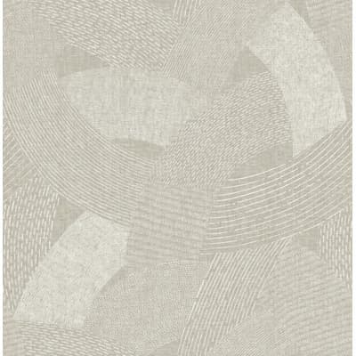 Abstract Non-Pasted Wallpaper Roll — Brown