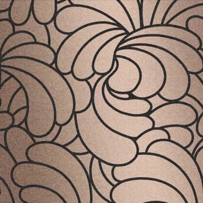 Bananas Abstract Non-Pasted Metallic Wallpaper Roll — Bling
