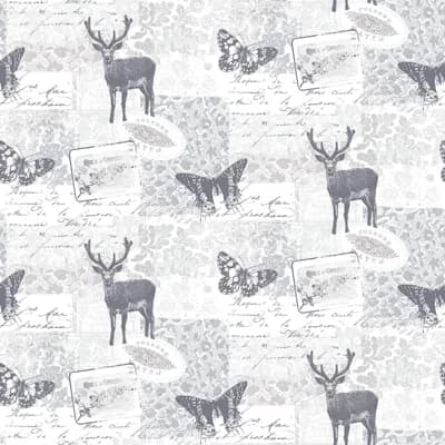 Nordic Elements Floral Textured 32.81' L x 20.87" W Wallpaper Roll — Brown,White