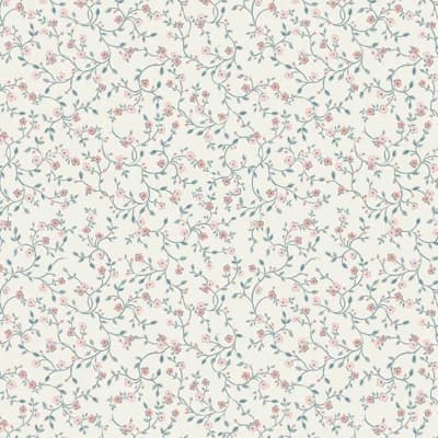 Secret Garden Matte Wallpaper Double Roll — Blue