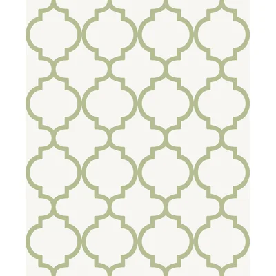 Graham & Brown Trellia Green Wallpaper — Green