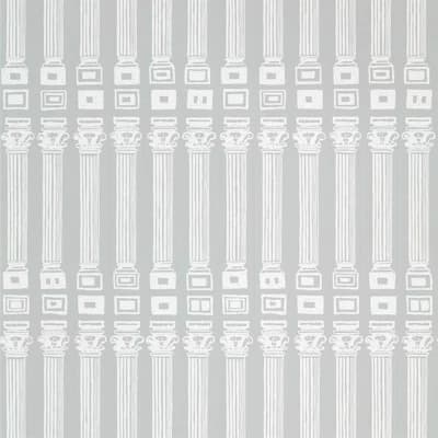 Columns Wallpaper — Empire Gray,Architects White