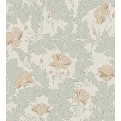 Lofstad Floral Matte Wallpaper Roll — Spring Green