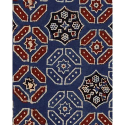 The Home of an Eccentric Man Geometric Non-Pasted Matte Wallpaper Roll — Blue,Red,White