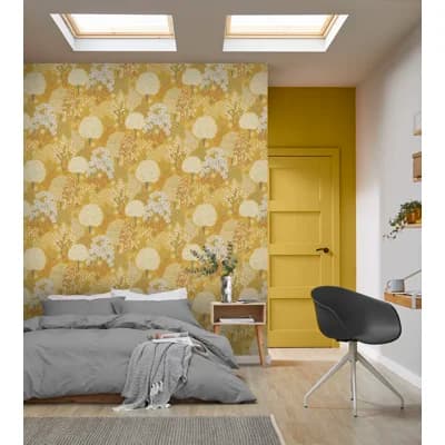 Fable Mustard Wallpaper — Yellow