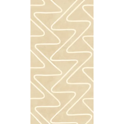 Faraway Stelvio Geometric Non-Woven Wallpaper Roll — Parchment