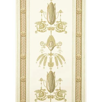Maize 30' L x 19" W Wallpaper Roll — Gold