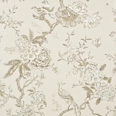 32.82' L x 20.49" W Wallpaper Roll — Ivory